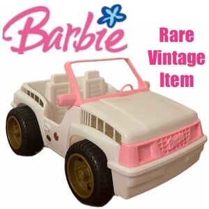 Vintage Barbie Jeep Car Rare Limited Production Piece Barbie Collectors Piece